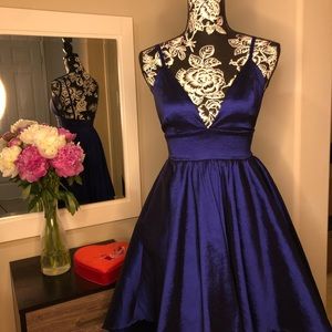 Blue Party Dress